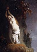 Rembrandt Peale Andromeda Chained to the Rocks oil